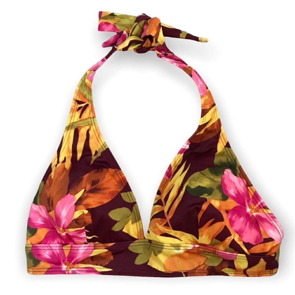 3/$15 shape fx floral bikini top